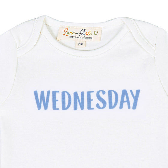 Days of the Week Print Bodysuit Set - Neutral - Magnolia BabyBodysuit