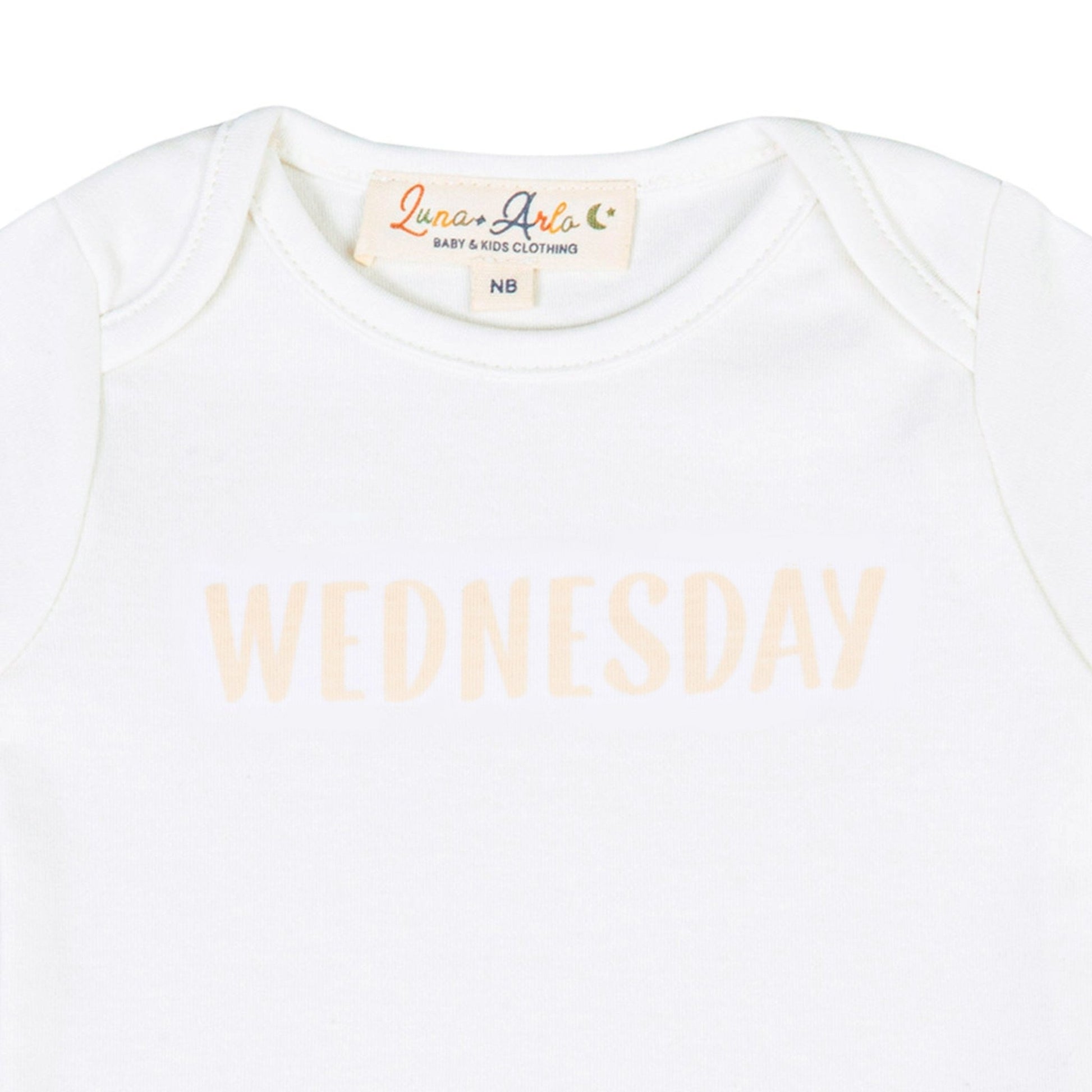 Days of the Week Print Bodysuit Set - Pink - Magnolia BabyBodysuit