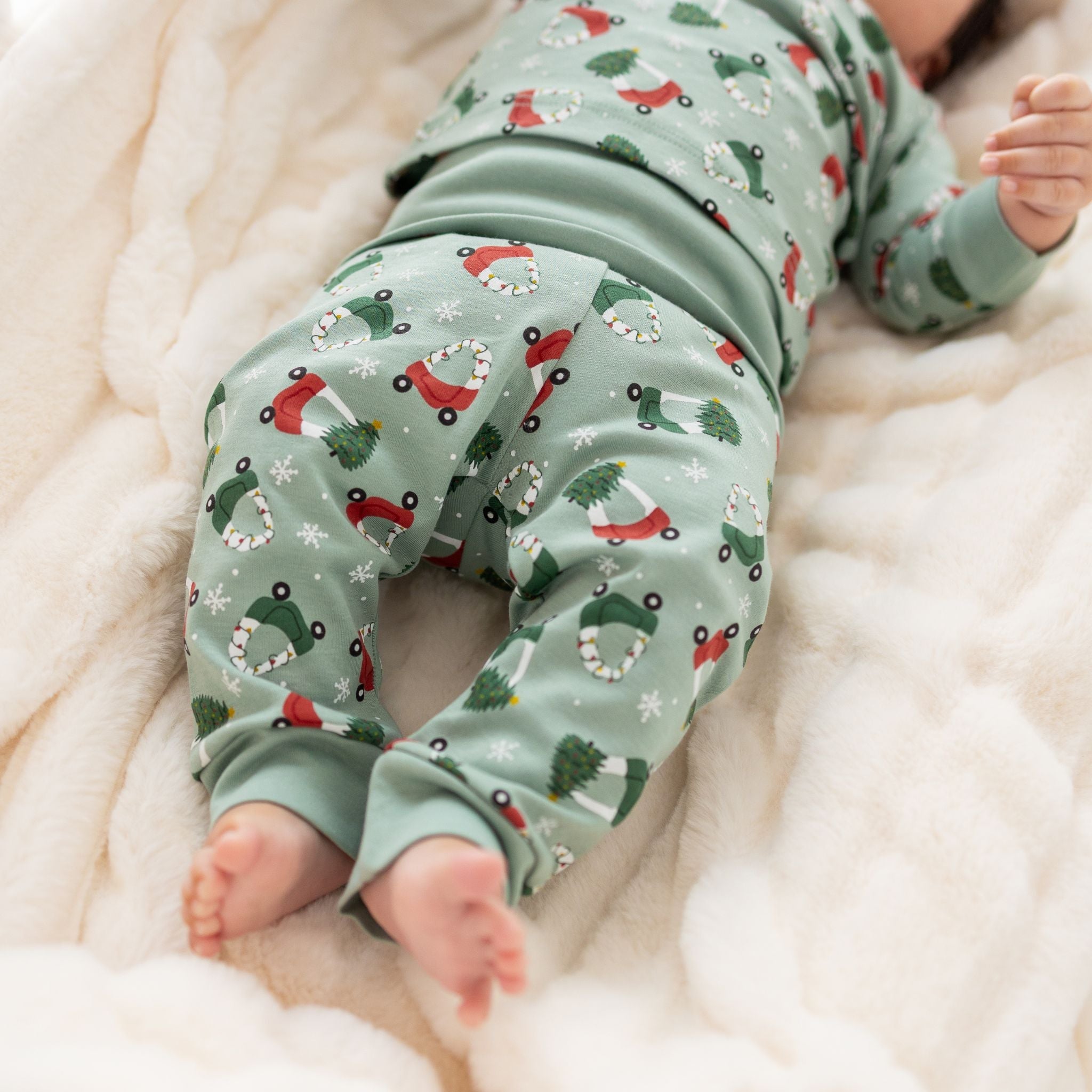 Deck the Wheels 2pc Pant Set by Luna and Arlo - Magnolia Baby2pc Pant Set