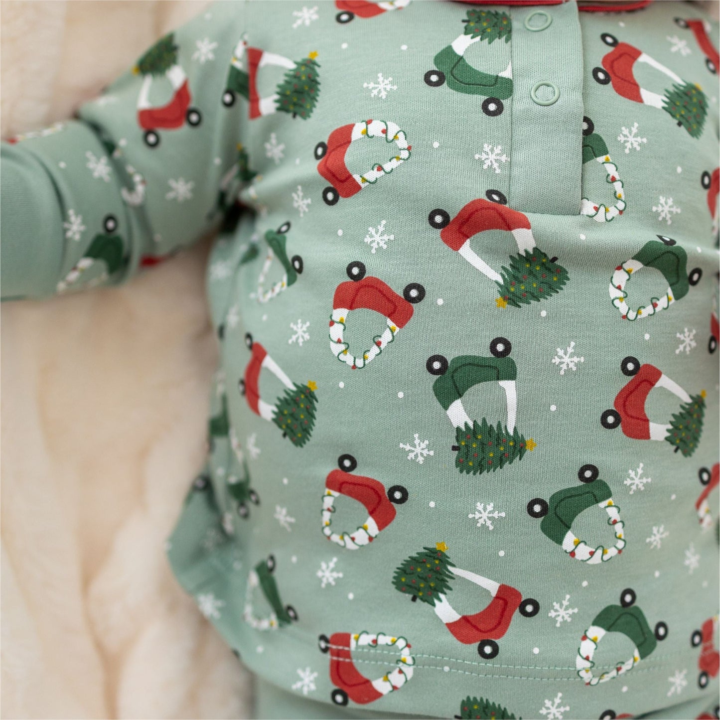 Deck the Wheels 2pc Pant Set by Luna and Arlo - Magnolia Baby2pc Pant Set