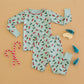Deck the Wheels Long Pajamas - Magnolia BabyLong Pajamas