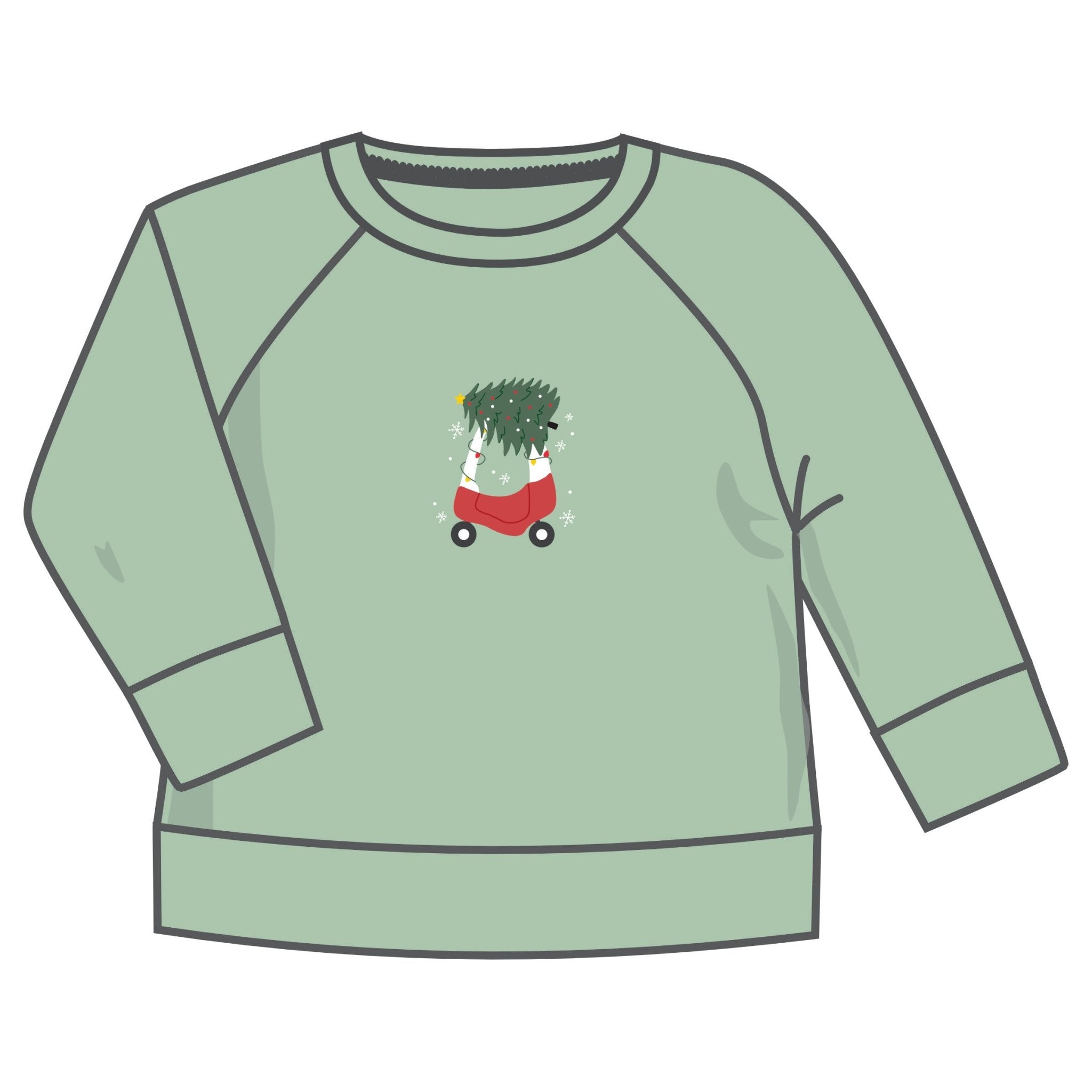 Deck the Wheels Pullover - Magnolia BabyPullover