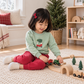 Girl Playwear Set - Deck the Wheels Sweatshirt & Joggers