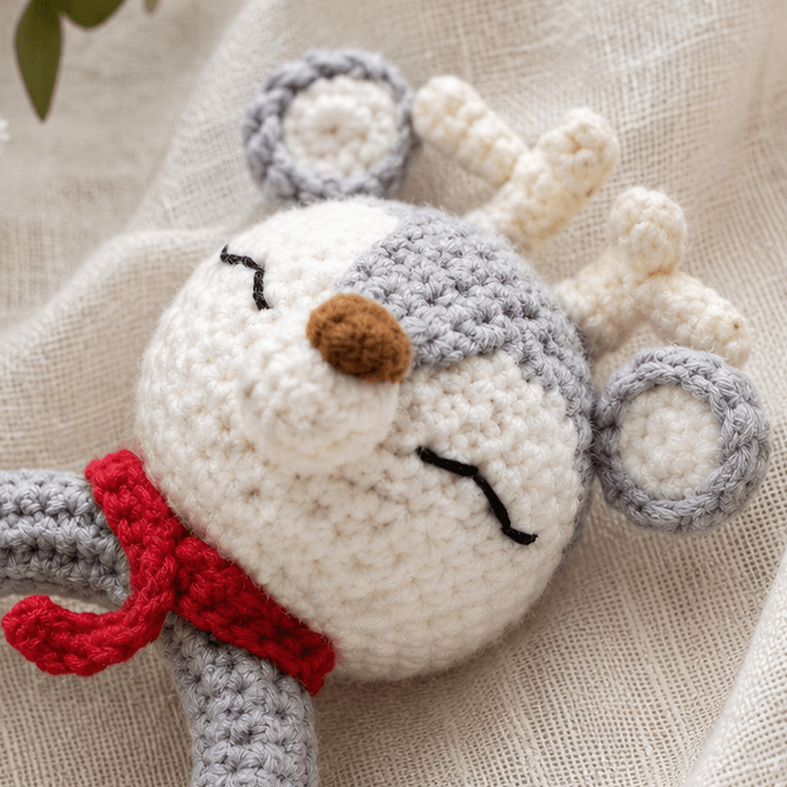 D & C TOYS_Deer Cotton Hand Crochet Rattle_2