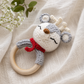 Deer Cotton Hand Crochet Rattle