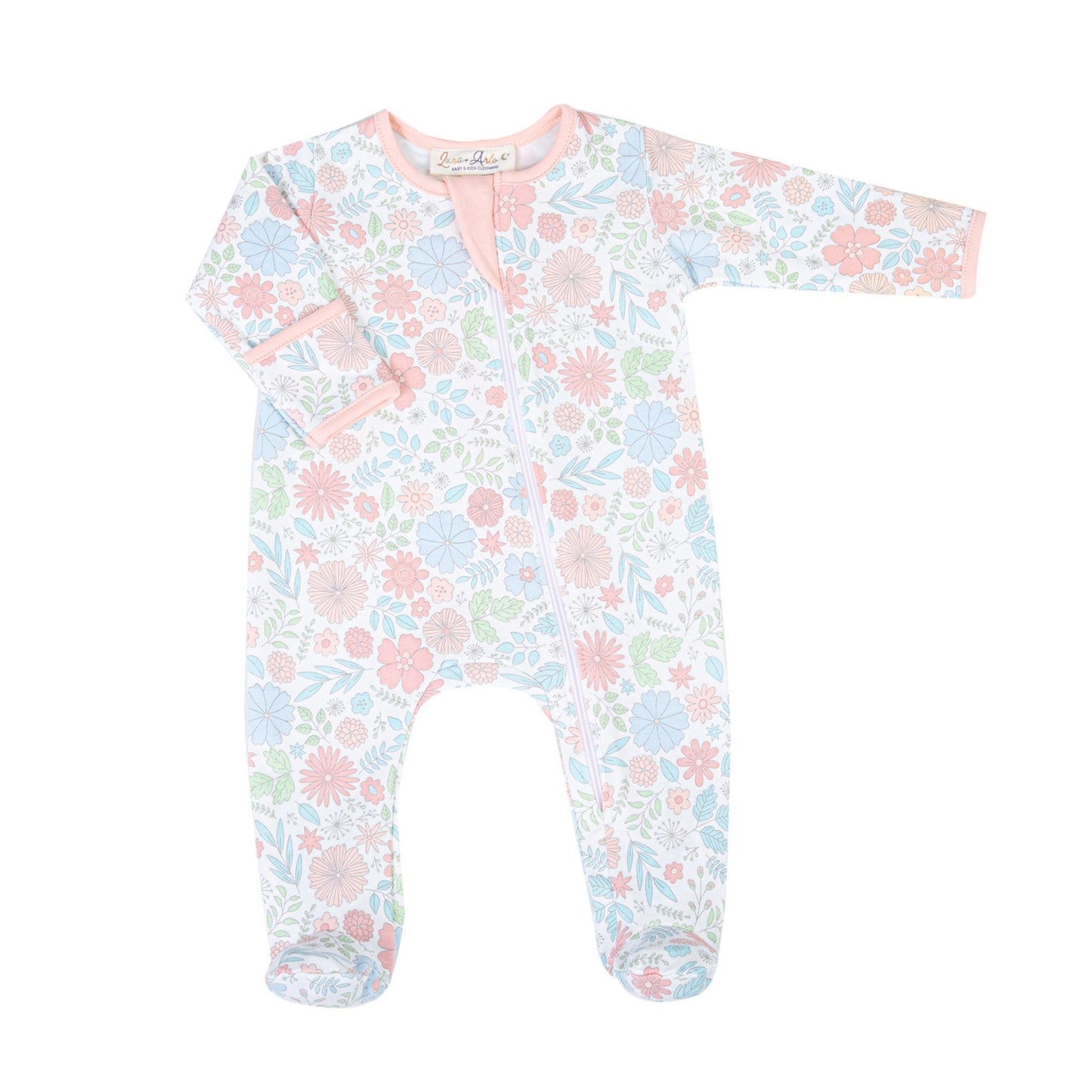 Delilah Zip Footie by Luna and Arlo - Luna and ArloFootie