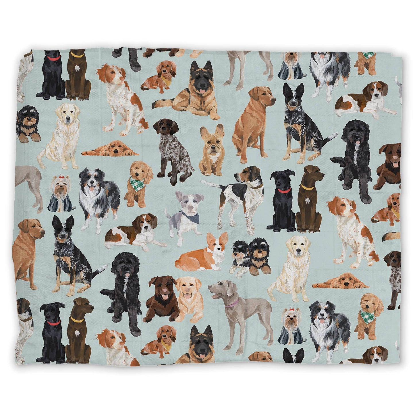 Baby Swaddle Blanket - Furry Friends Dogs