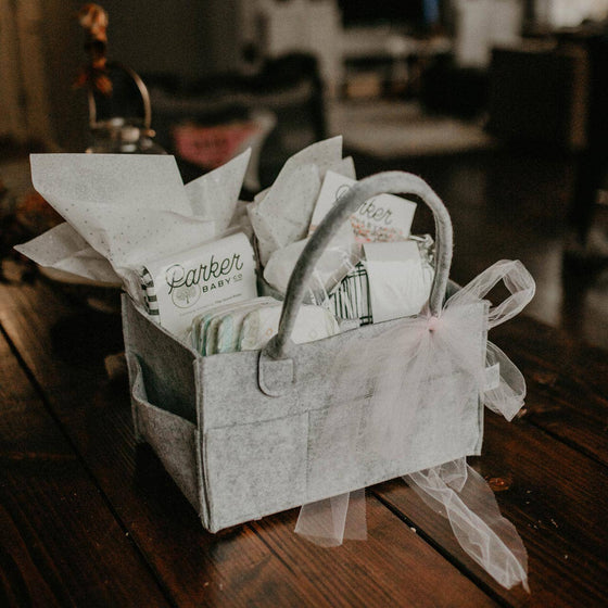 Diaper Caddy - Grey - Magnolia BabyDiaper Caddy