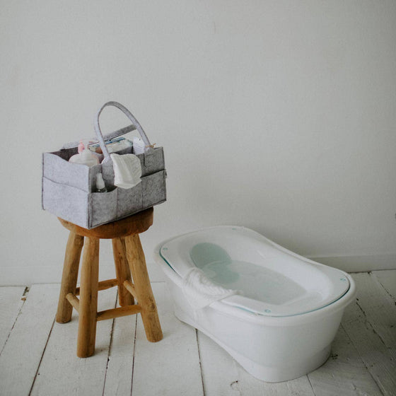 Diaper Caddy - Grey - Magnolia BabyDiaper Caddy