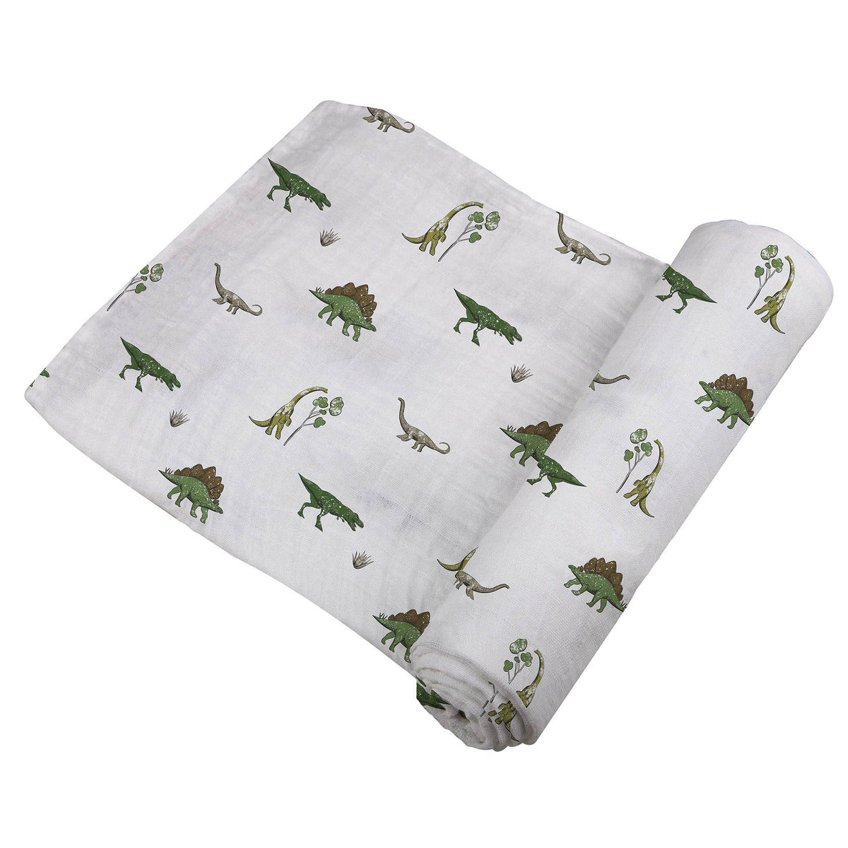 Newcastle Classics_Dino Days Cotton Muslin Swaddle_1