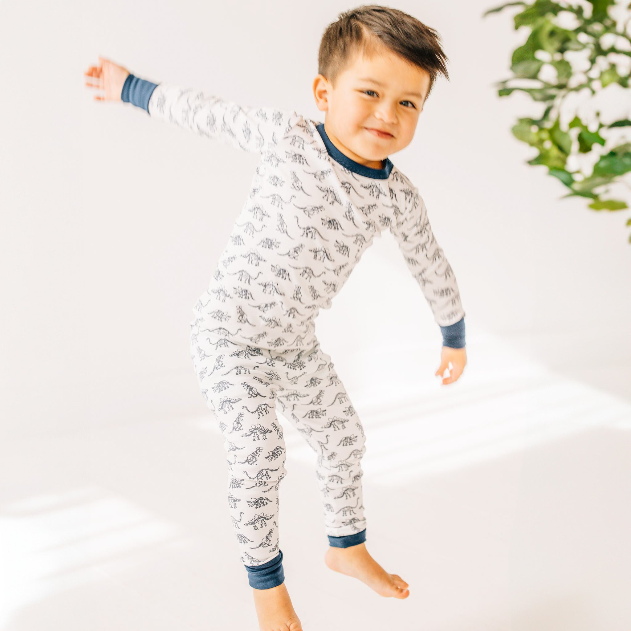 Dino Digs Long Pajamas by Luna & Arlo - Luna and ArloLong Pajamas