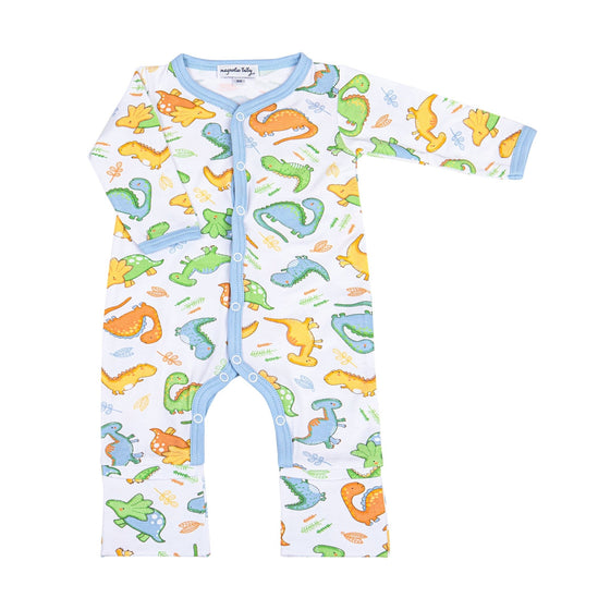 Dino Dreams Print Playsuit - Blue - Magnolia BabyPlaysuit