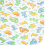 Dino Dreams Print Swaddle Blanket - Blue - Magnolia BabySwaddle Blanket