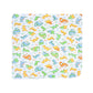 Dino Dreams Print Swaddle Blanket - Blue - Magnolia BabySwaddle Blanket