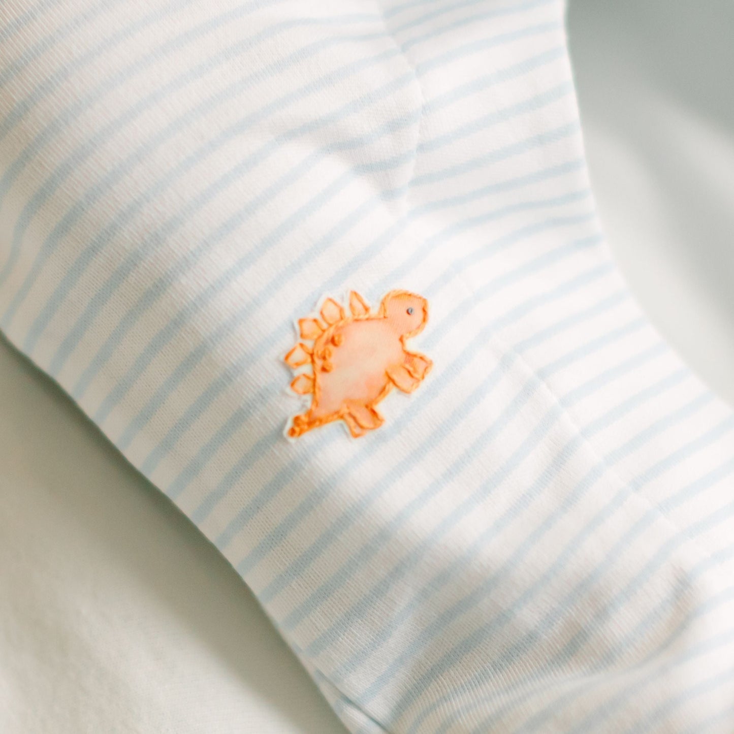 Dino - Land Embroidered Footie - Magnolia BabyFootie