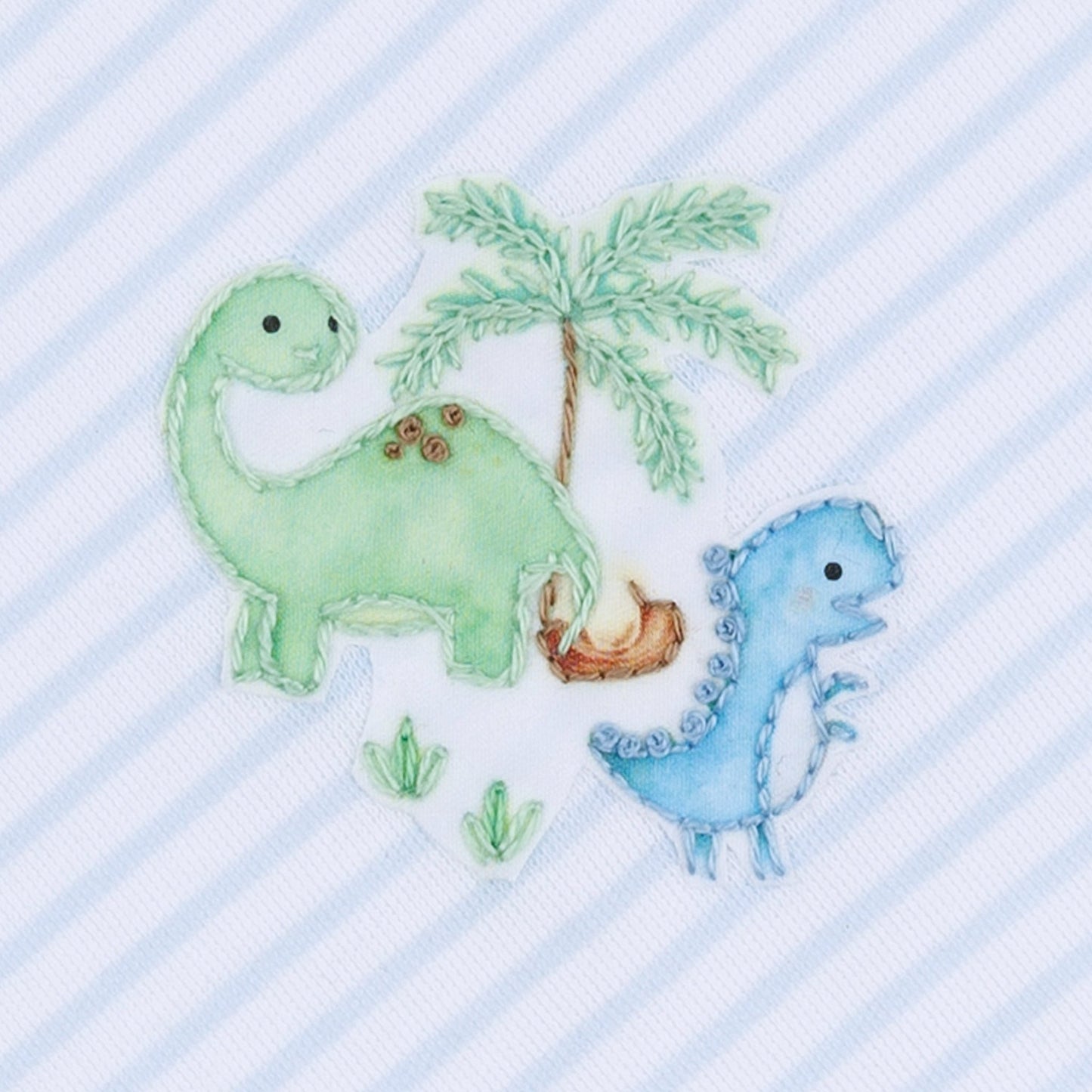 Dino - Land Embroidered Receiving Blanket - Magnolia BabyReceiving Blanket