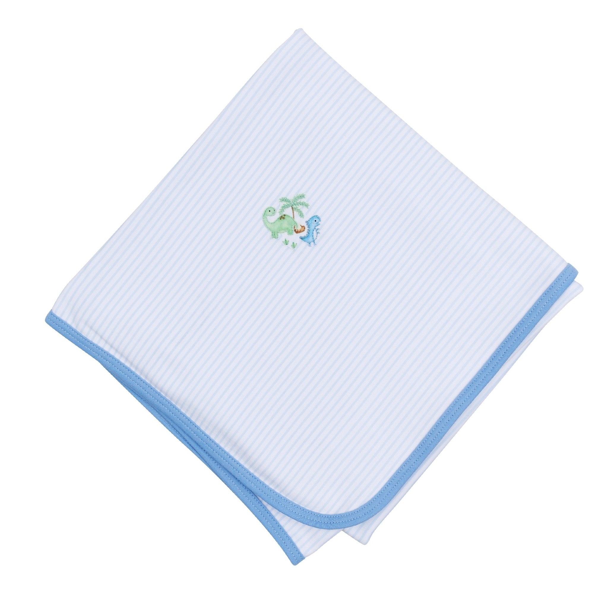 Dino - Land Embroidered Receiving Blanket - Magnolia BabyReceiving Blanket