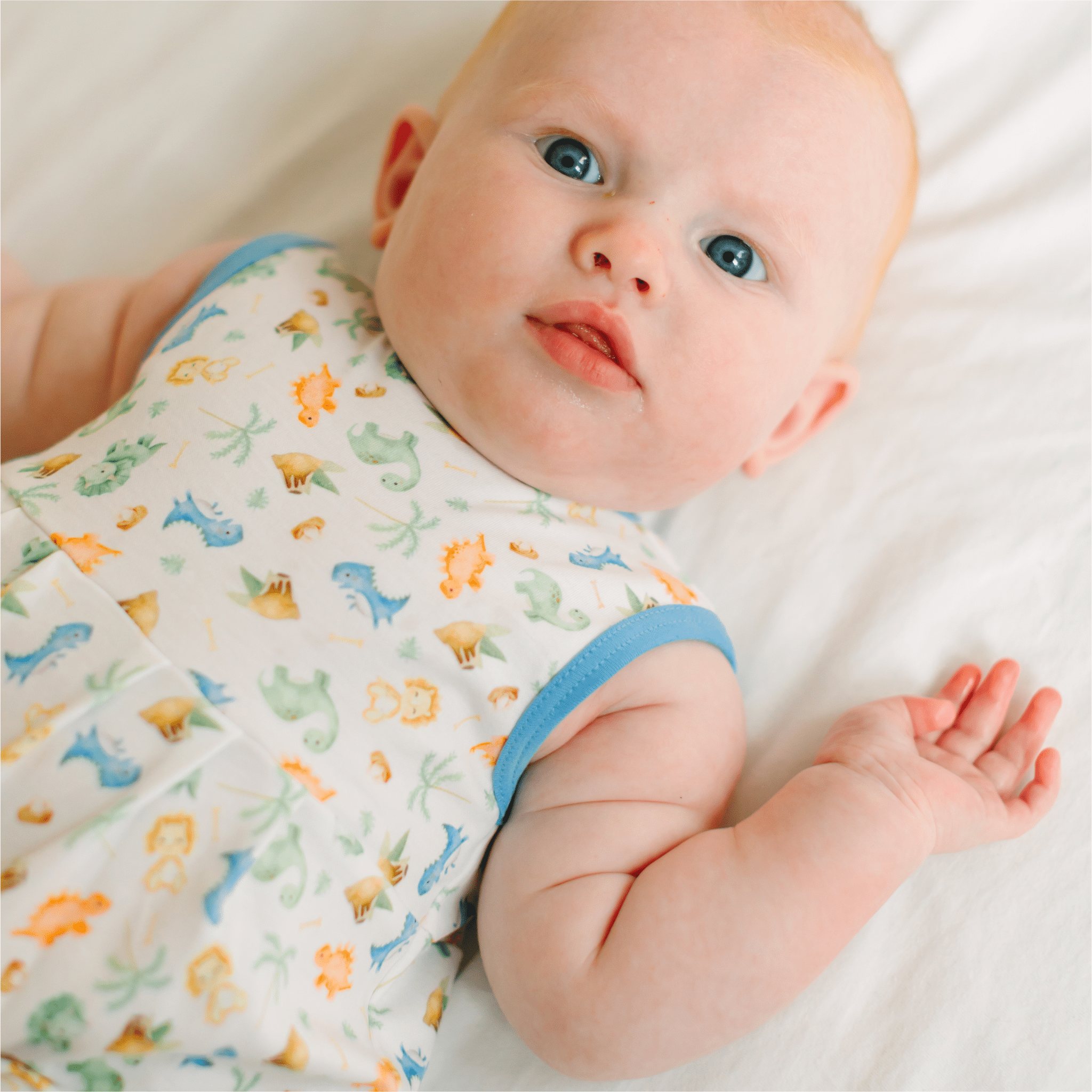 Dino - Land Print Bubble - Magnolia BabyBubble