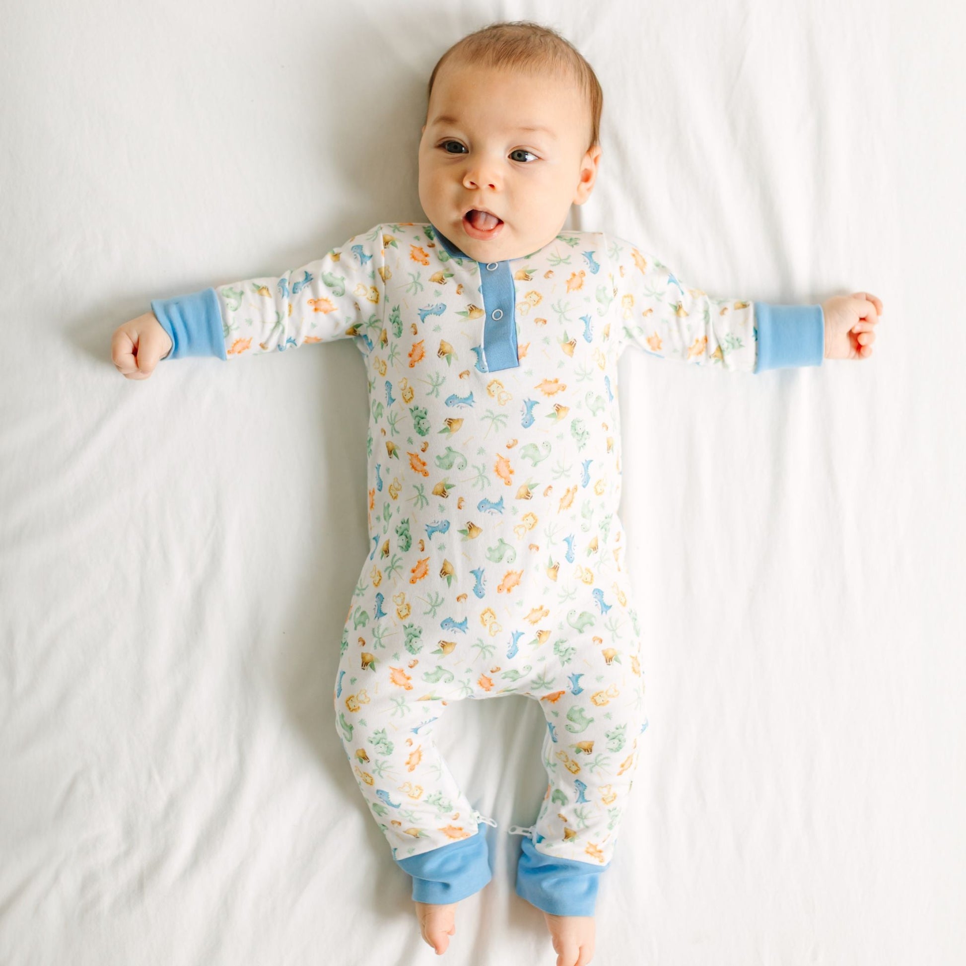 Dino - Land Print Playsuit - Magnolia BabyPlaysuit