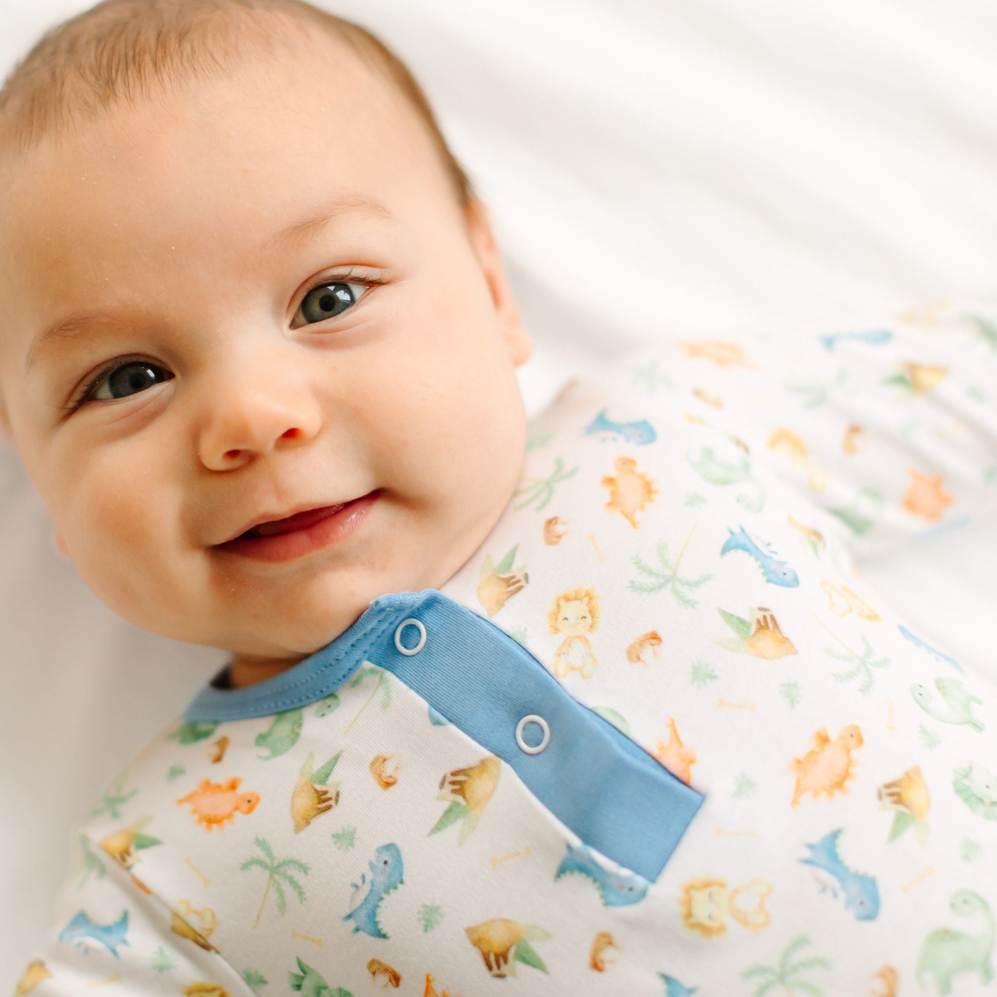 Dino - Land Print Playsuit - Magnolia BabyPlaysuit