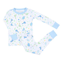  Dinoland Blue Toddler Long Pajamas - Magnolia BabyLong Pajamas