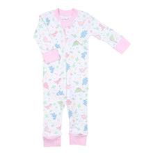  Dinoland Pink Ruffle Zipper Pajamas - Magnolia BabyZipper Pajamas