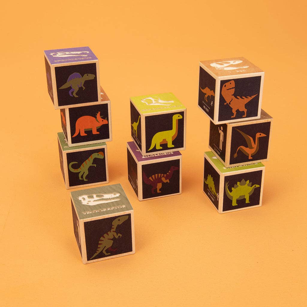 Dinosaur Blocks - Magnolia BabyWooden Toy