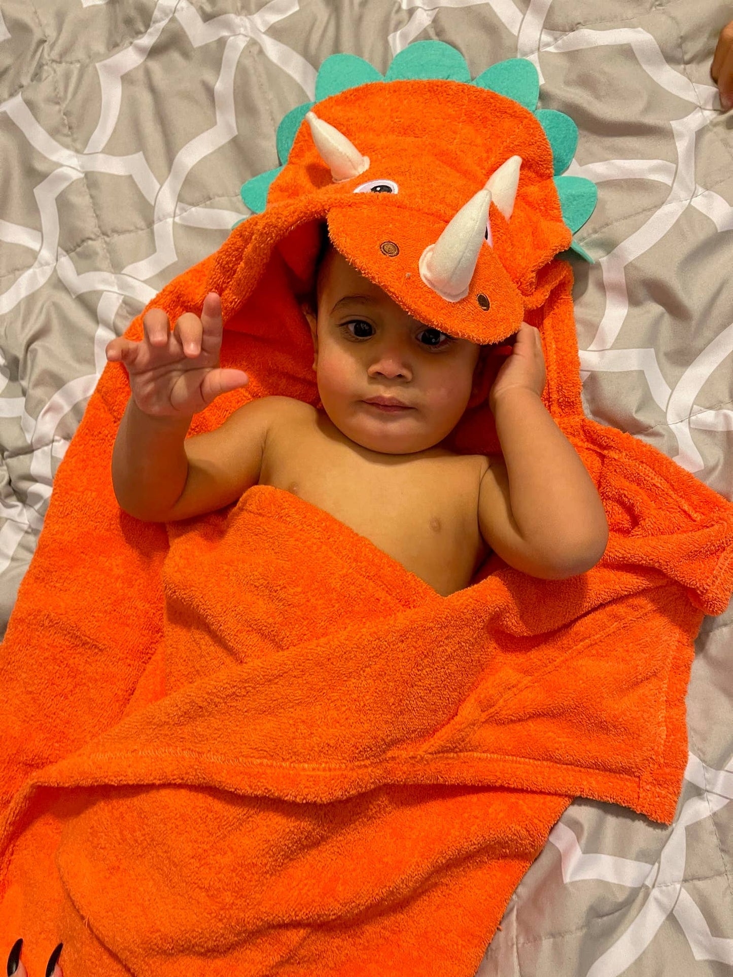 Dinosaur Hooded Towel - Magnolia BabyHooded Towel