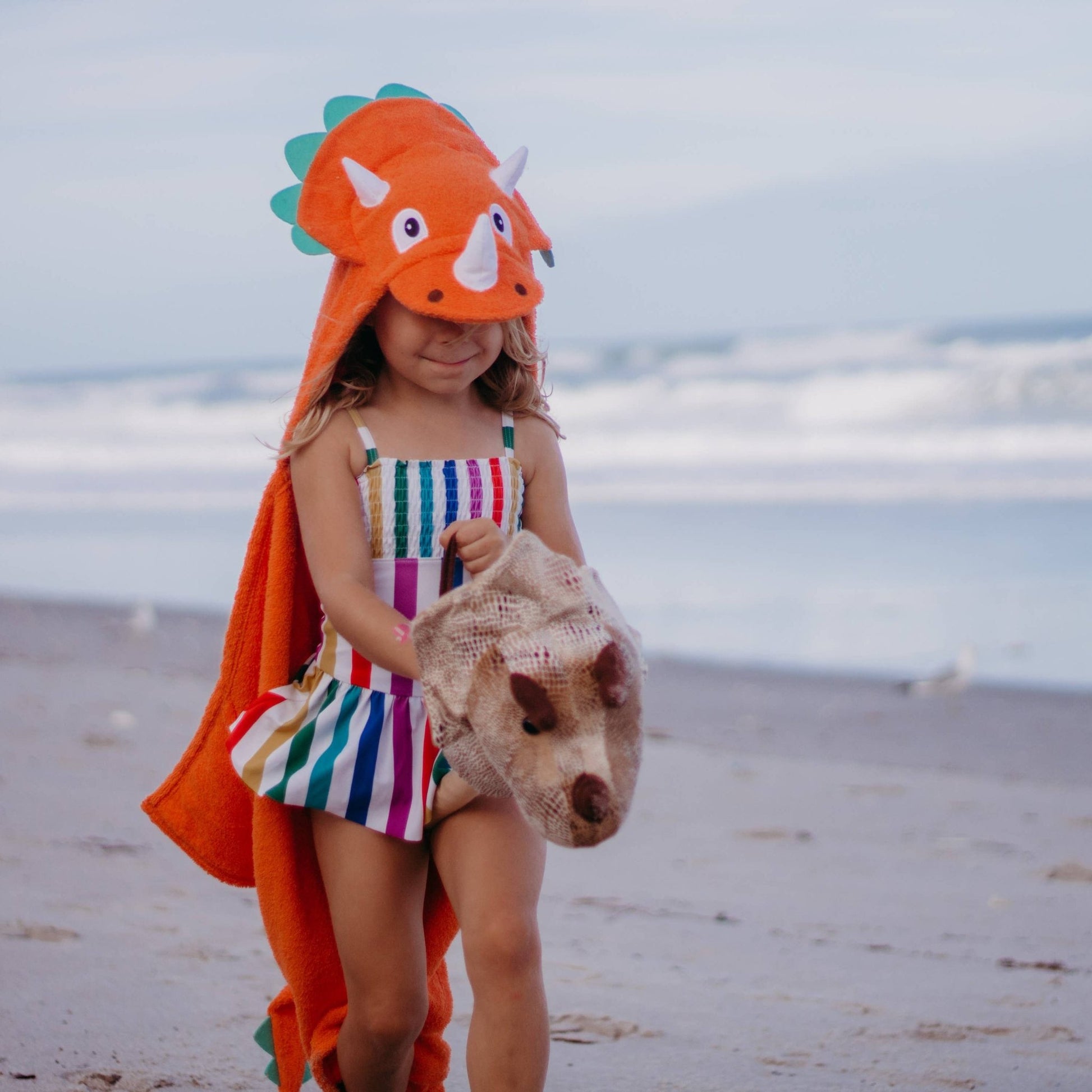 Dinosaur Hooded Towel - Magnolia BabyHooded Towel