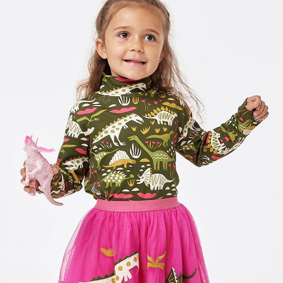 Dinosaur Turtleneck - Magnolia BabyTop