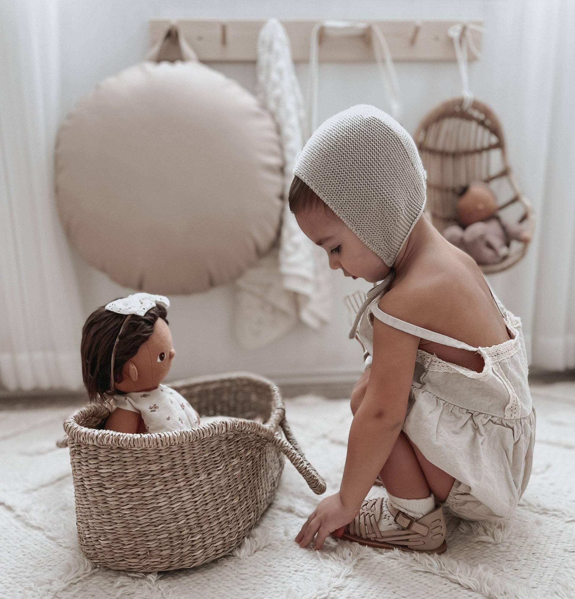 Dolly Baby Doll Bassinet - Magnolia BabyToy