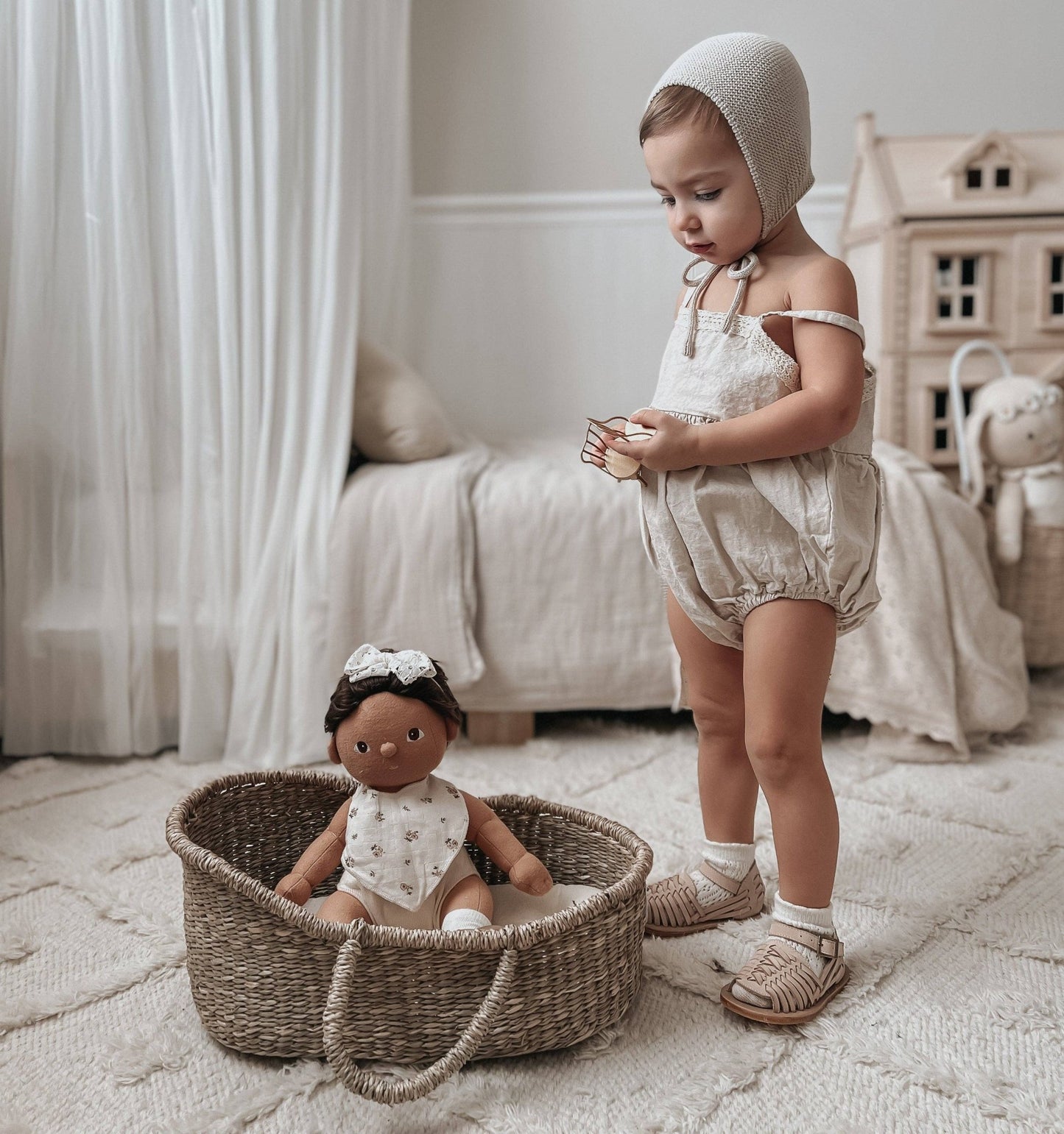 Dolly Baby Doll Bassinet - Magnolia BabyToy