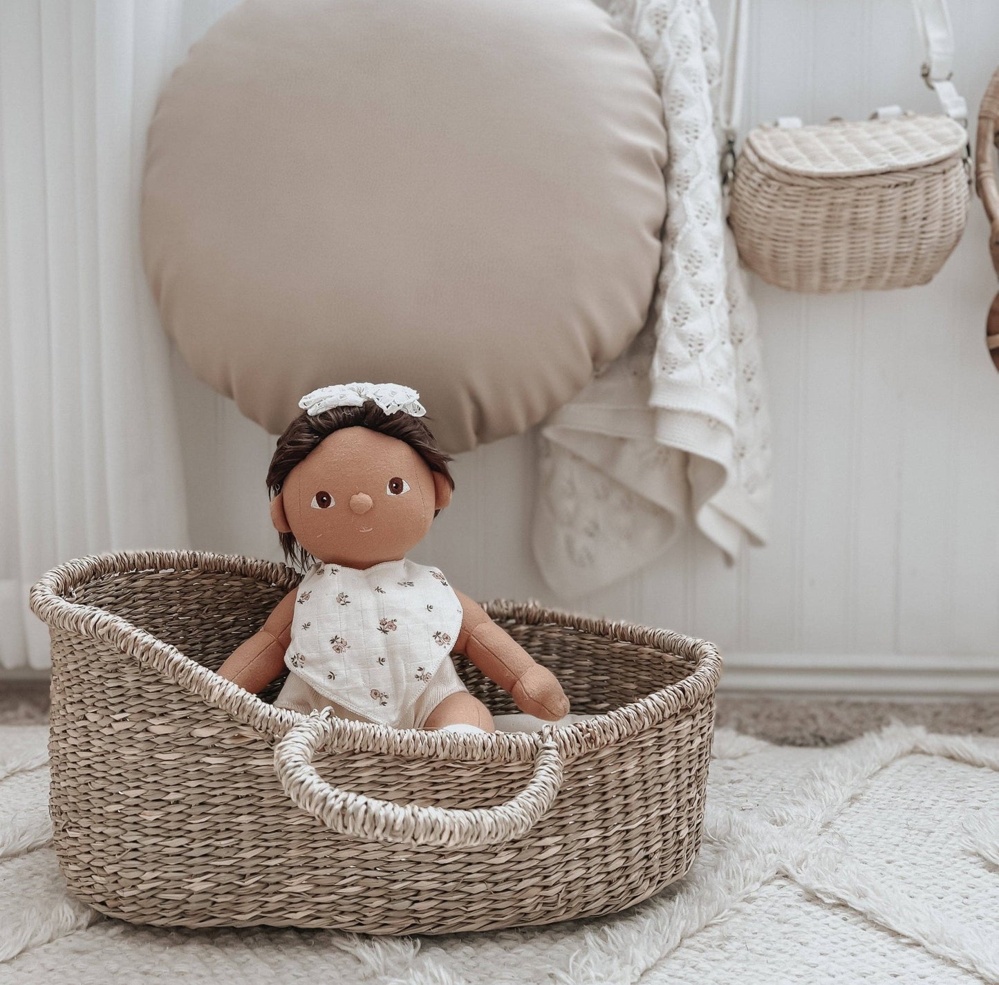 Dolly Baby Doll Bassinet - Magnolia BabyToy