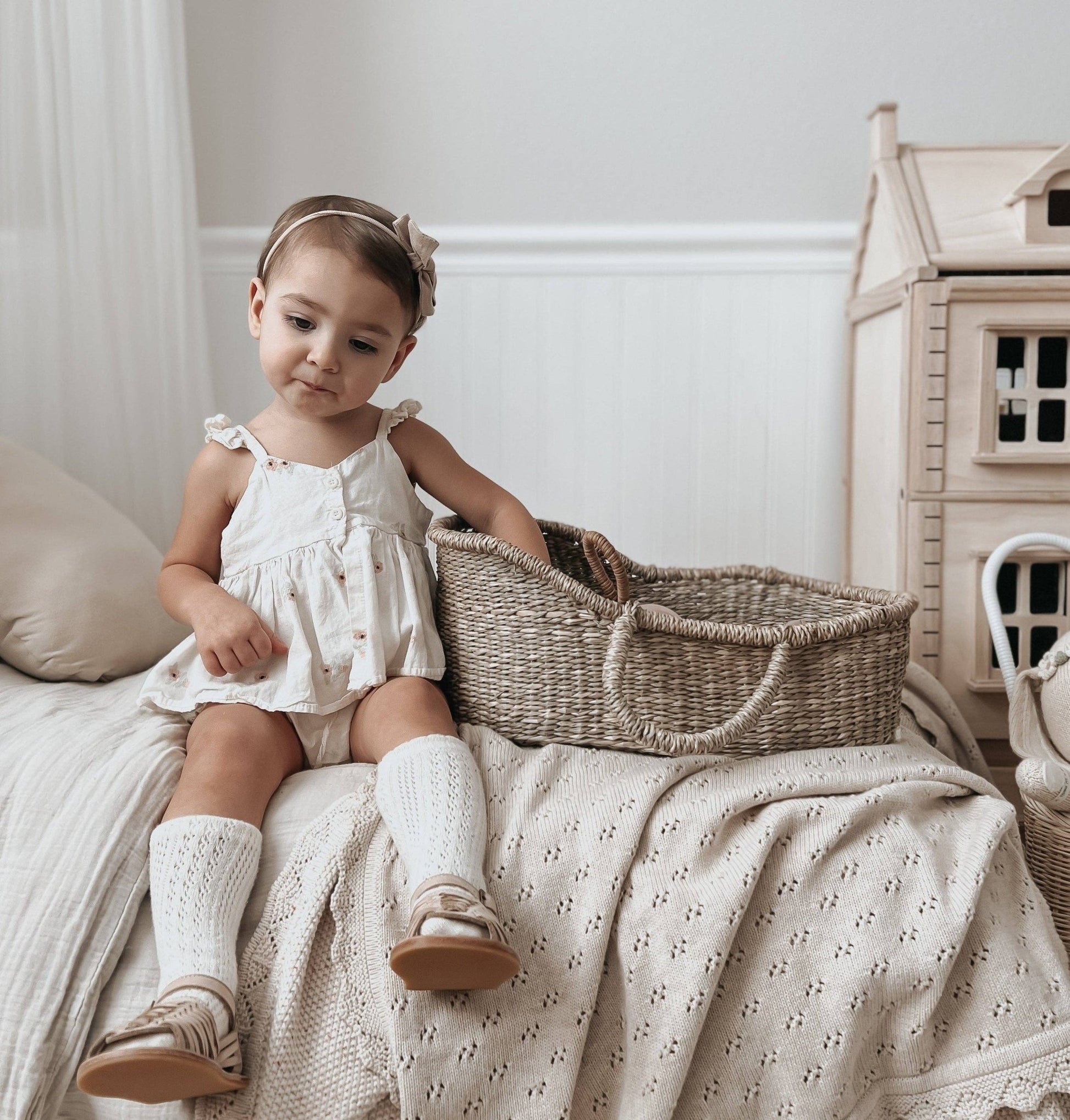 Dolly Baby Doll Bassinet - Magnolia BabyToy