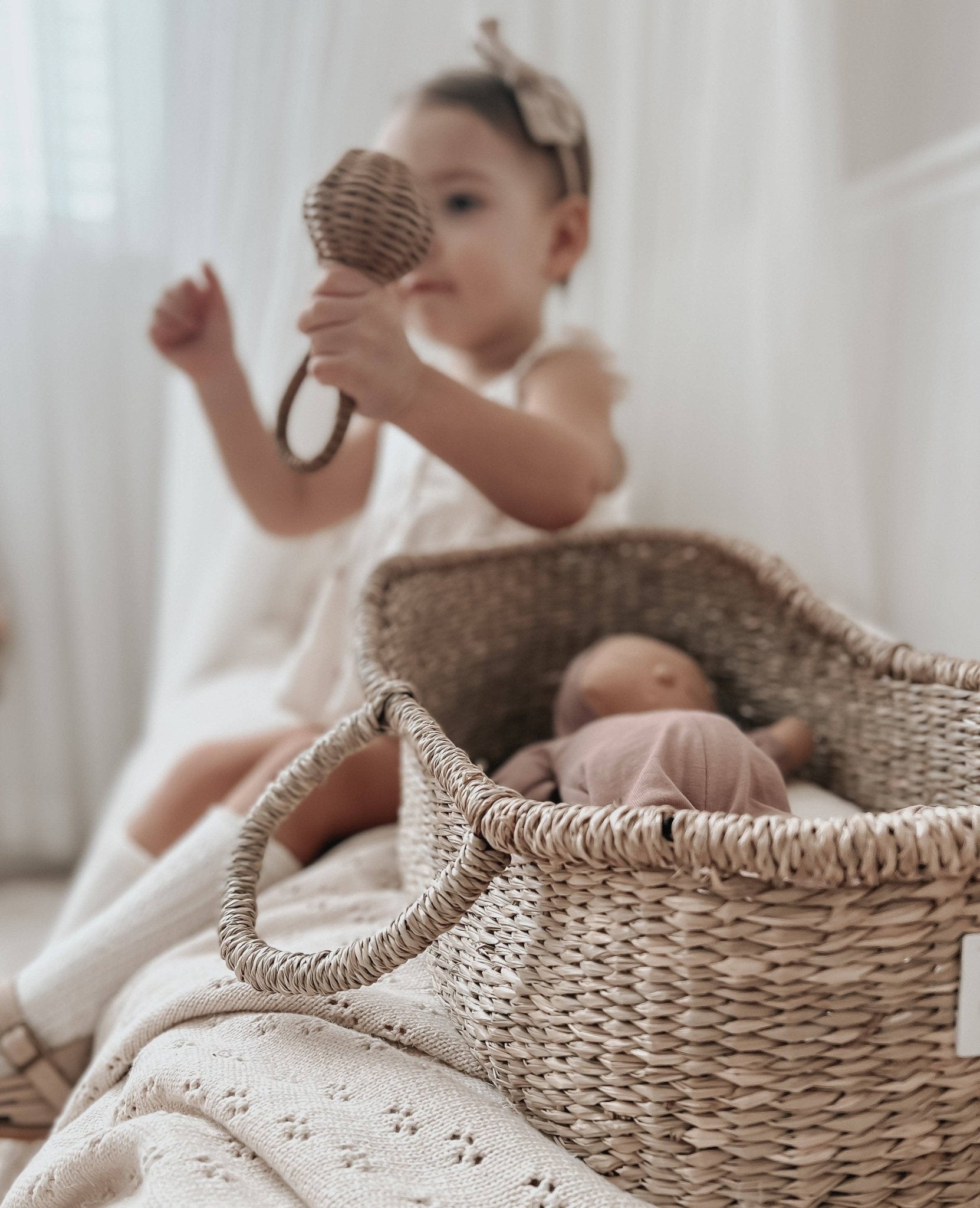 Dolly Baby Doll Bassinet - Magnolia BabyToy