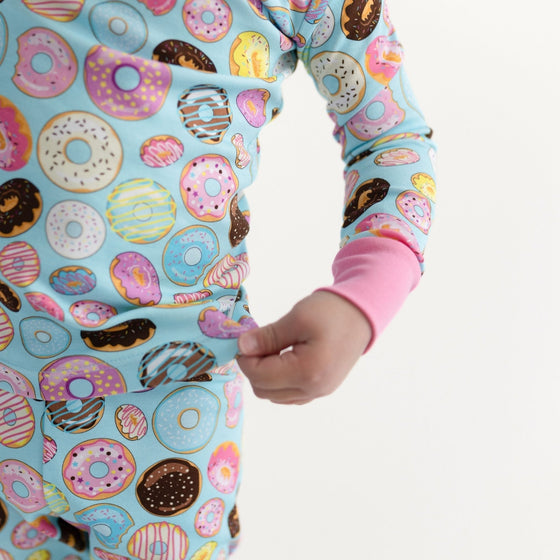 Donut Delight Pink Infant/Toddler Long Pajamas - Magnolia BabyLong Pajamas