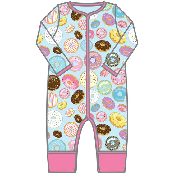 Donut Delight Pink Printed Playsuit - Magnolia BabyPlaysuit