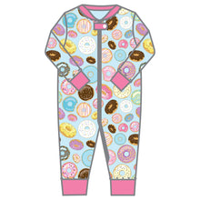  Donut Delight Pink Zipper Pajamas - Magnolia BabyZipper Pajamas