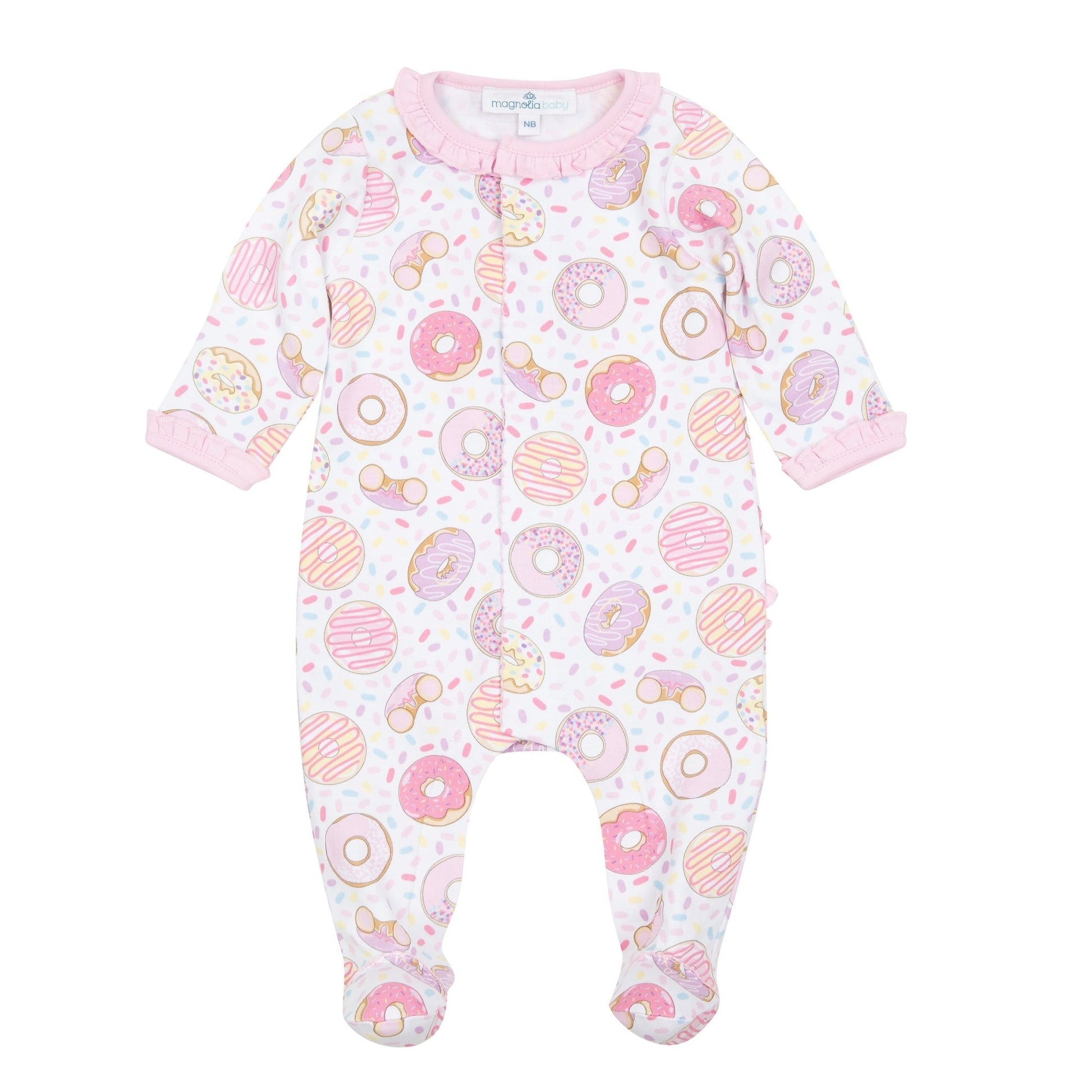 Donut Dreams Footie - Magnolia BabyFootie