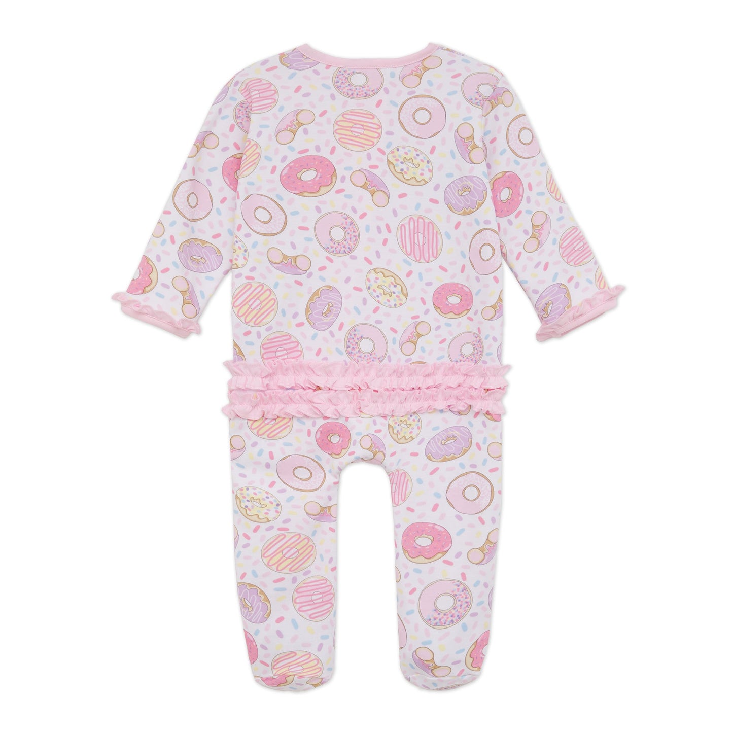 Donut Dreams Zip Footie - Magnolia BabyFootie