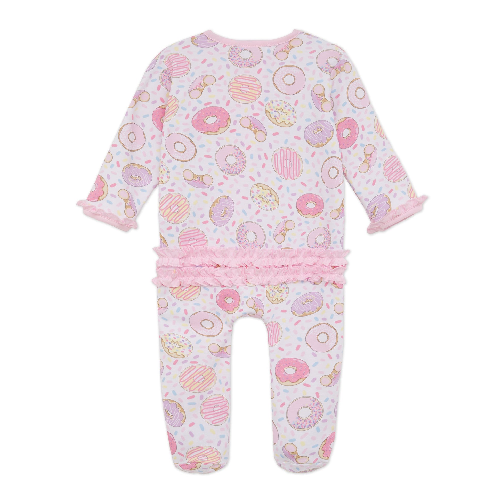 Donut Dreams Zip Footie - Magnolia BabyFootie