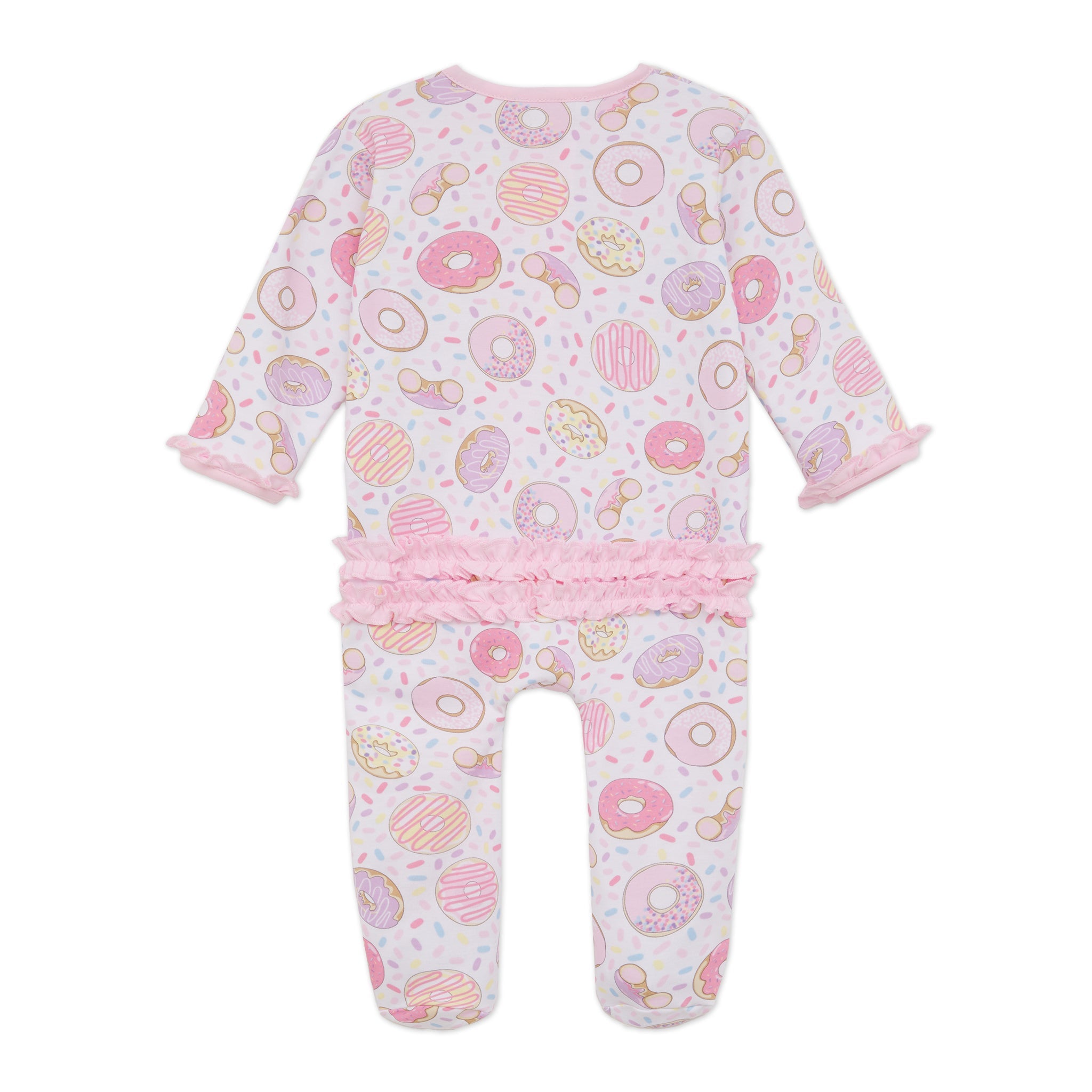 Donut Dreams Zip Footie - Magnolia BabyFootie