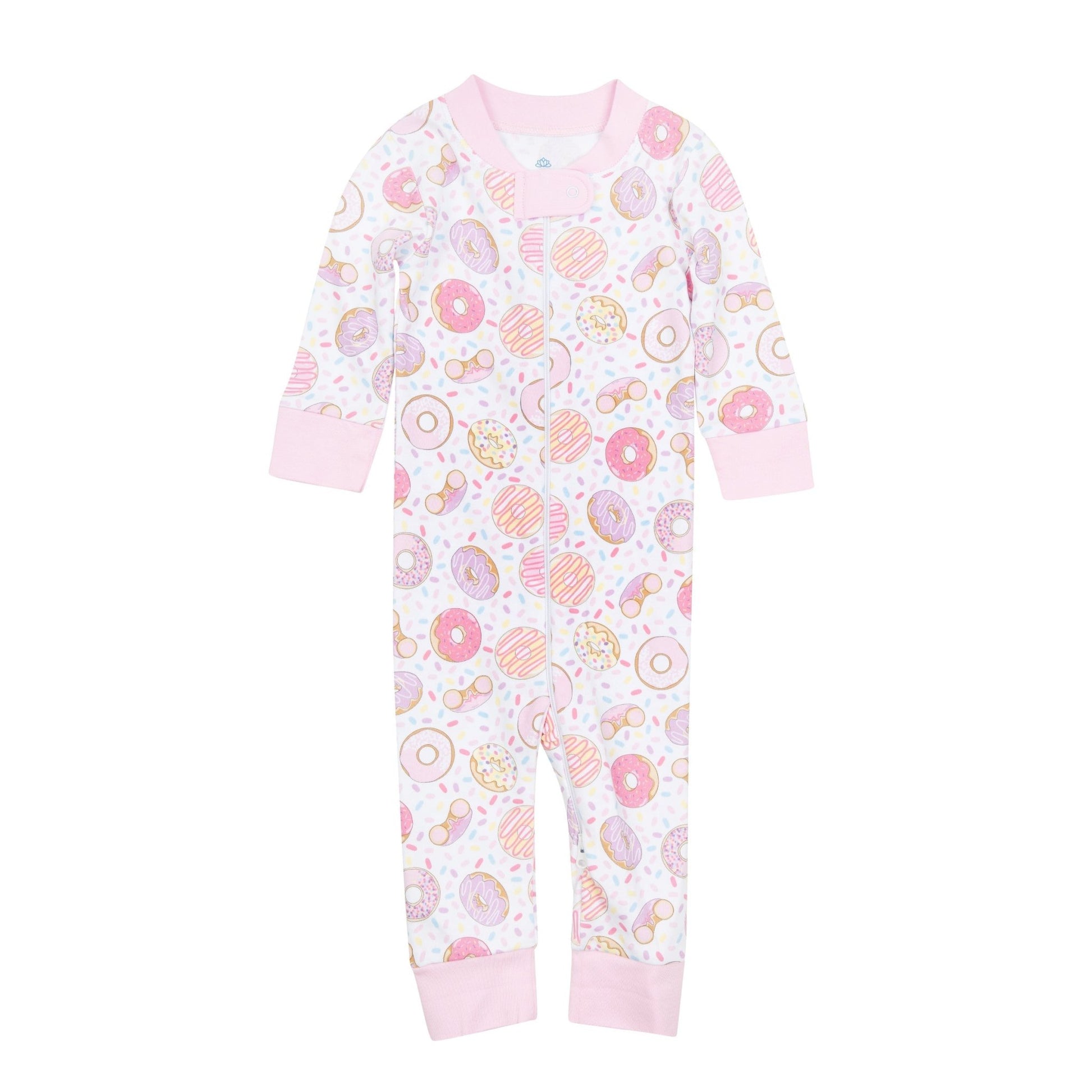 Donut Dreams Zip Pajamas - Magnolia BabyZipper Pajamas