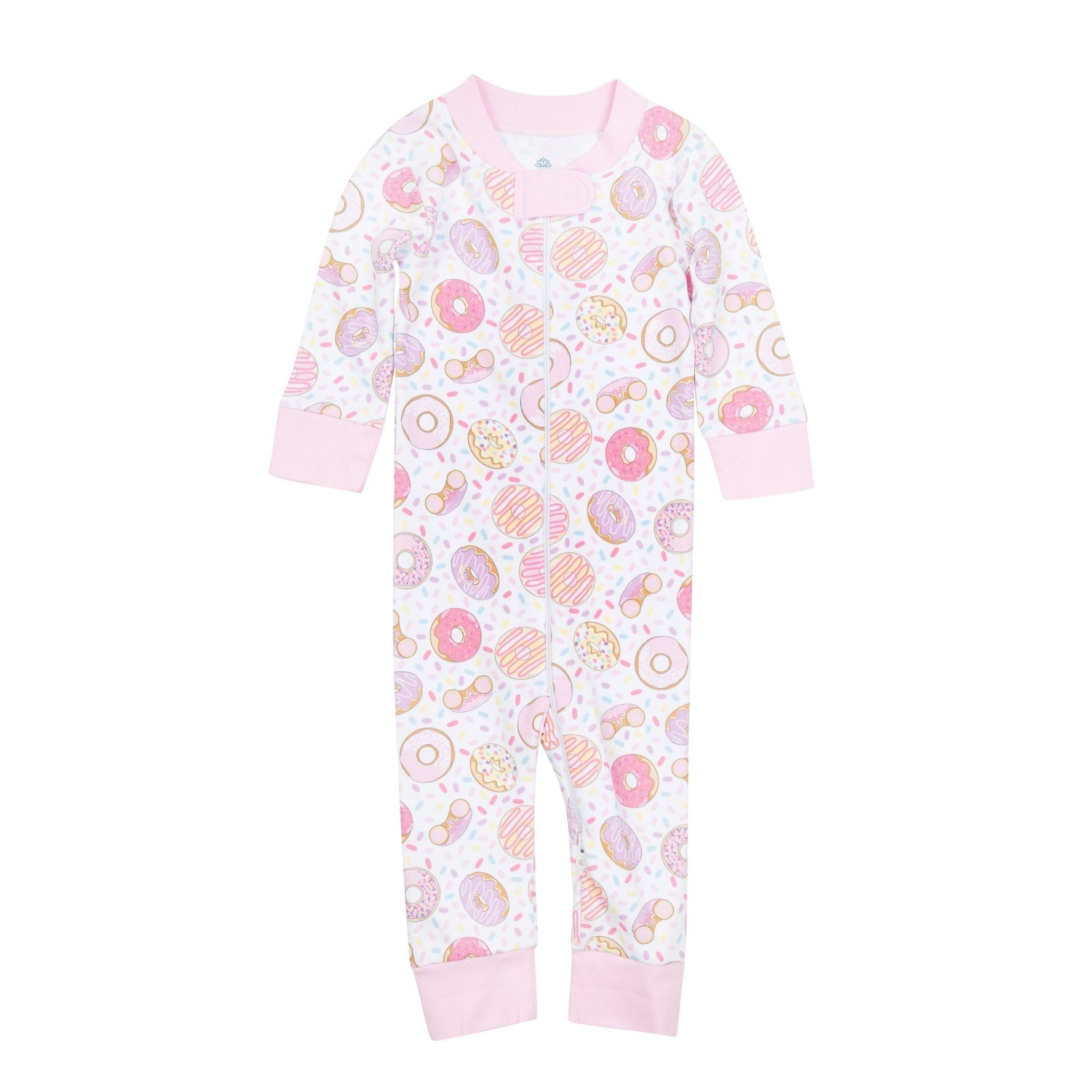 Donut Dreams Zip Pajamas - Magnolia BabyZipper Pajamas