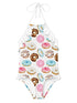 Donut Halter Swimsuit with Ruffle - Magnolia BabySwimsuit