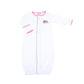 Down on the Farm Embroidered Converter - Magnolia BabyConverter Gown