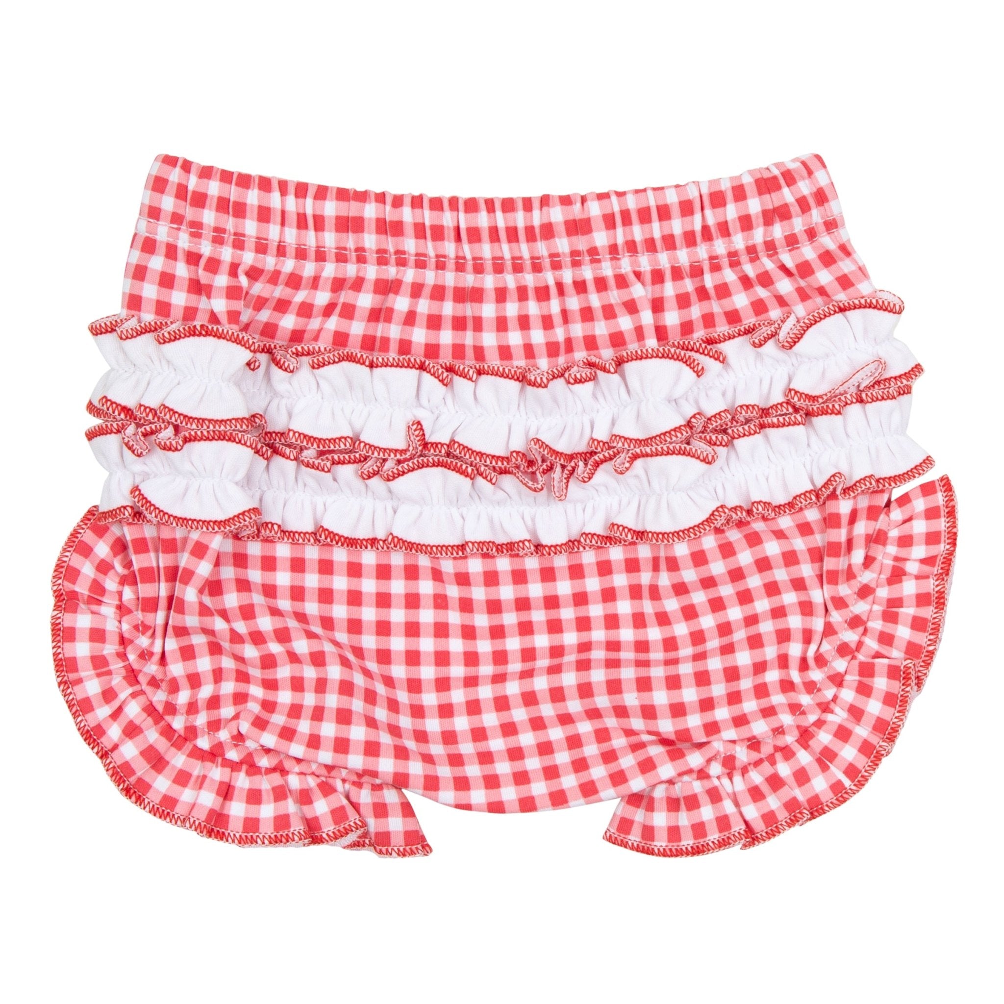 Down on the Farm Embroidered Ruffle Diaper Cover Set - Magnolia BabyDiaper Cover