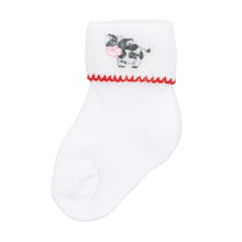  Down on the Farm Embroidered Socks - Magnolia BabySocks