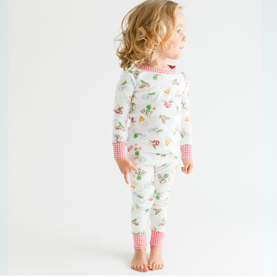 Down on the Farm Long Pajamas - Magnolia BabyLong Pajamas