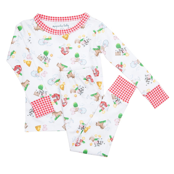 Down on the Farm Long Pajamas - Magnolia BabyLong Pajamas